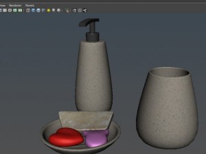 bath set Modelo 3D