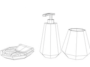 bath set 3D Model