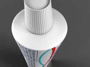 Zahnpasta 3D Modell