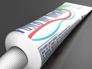 Zahnpasta 3D Modell