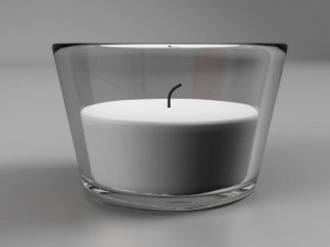 candle Modello 3D