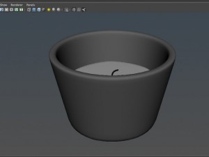 candle Modello 3D