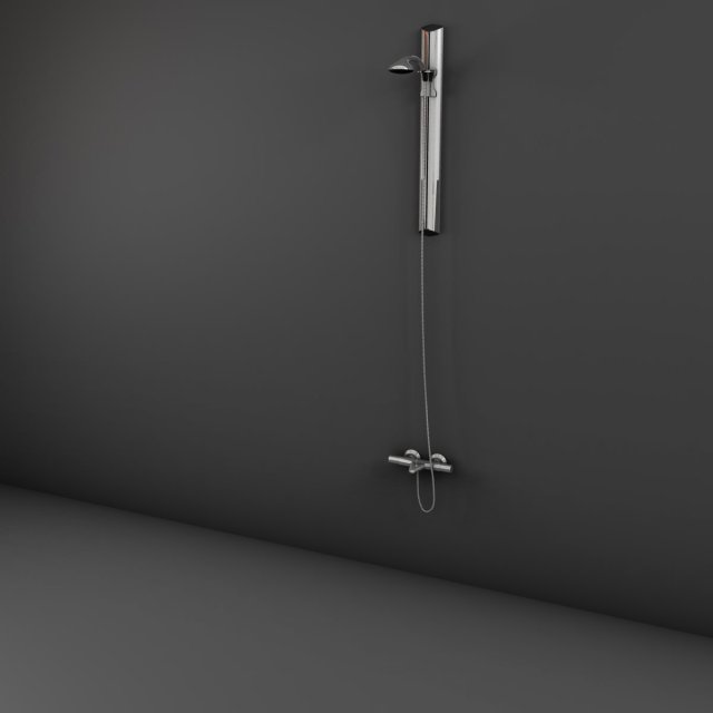 handle shower 3D Model .c4d .max .obj .3ds .fbx .stl .blend 