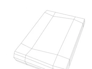 &eacute;ponge Modèle 3D