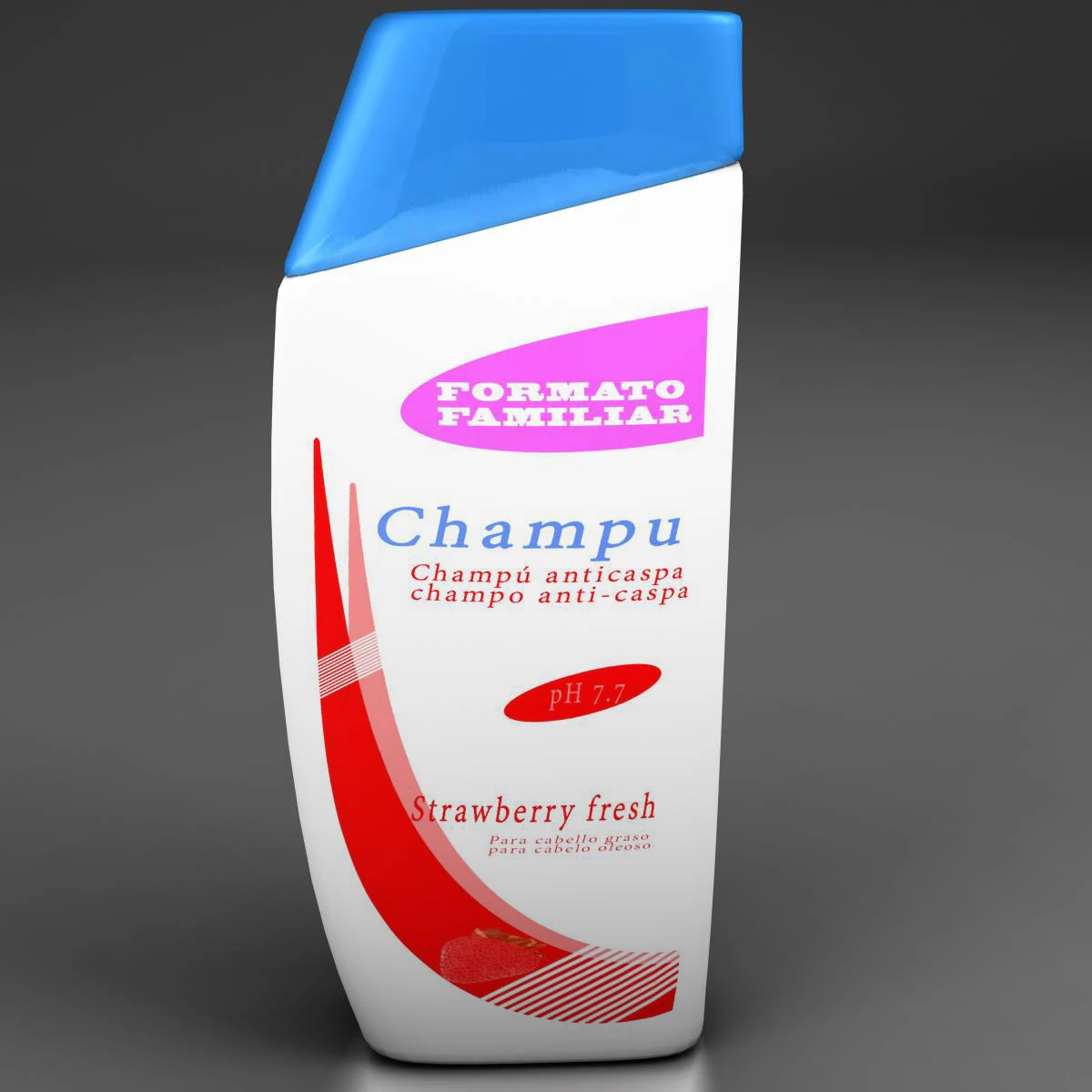 shampoo 3D Model .c4d .max .obj .3ds .fbx .stl .blend 