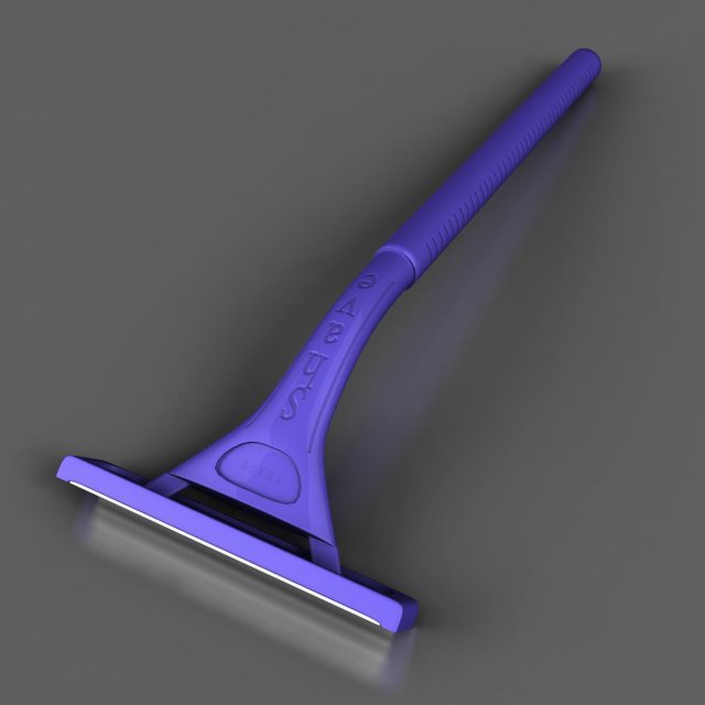 safety razor 3D 모델 .c4d .max .obj .3ds .fbx .stl .blend 