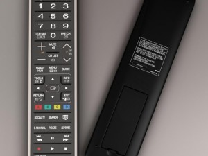 tv remote control 3D Model