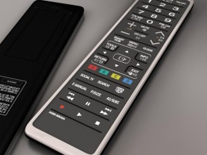 tv remote control 3D-Modell