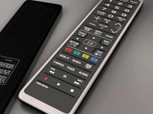 t&eacute;l&eacute;commande de t&eacute;l&eacute;vision Modèle 3D