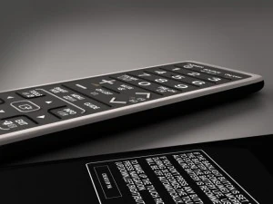 t&eacute;l&eacute;commande de t&eacute;l&eacute;vision Modèle 3D