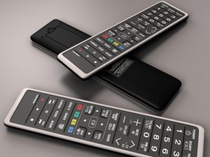 tv remote control 3D-Modell