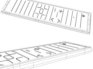 tv remote control 3D-Modell