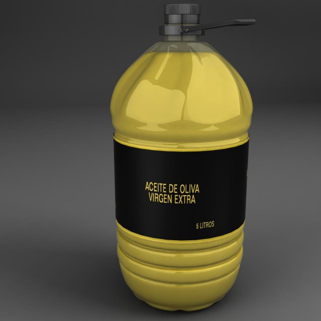 oil bottle 3Dモデル .c4d .max .obj .3ds .fbx .stl .blend 