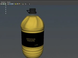 oil bottle 3D Model