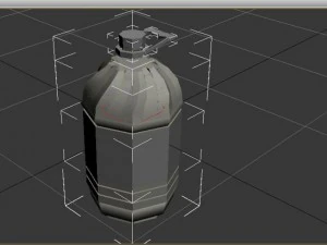 oil bottle 3D Model