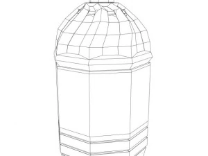 oil bottle 3D Model