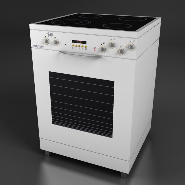 oven 3D 模型 .c4d .max .obj .3ds .fbx .stl .blend