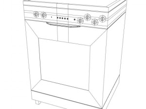 oven 3D 模型