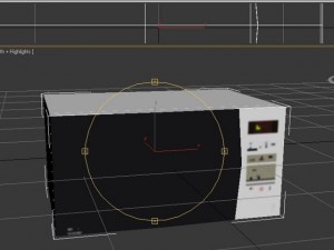 microwave 3Dモデル