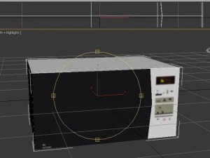 마이크로파 3D 모델