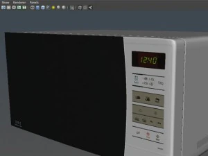 마이크로파 3D 모델