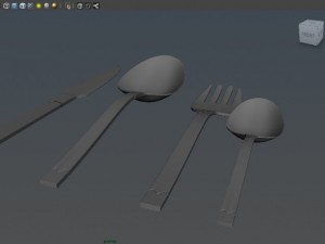 cutlery 3D-Modell