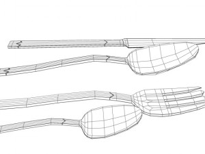 cutlery 3D-Modell
