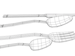 cutlery 3D Model