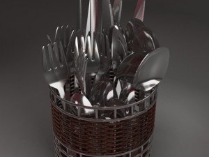 cutlery box 3D Model