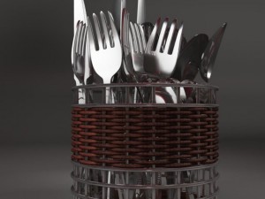 cutlery box 3D मॉडल
