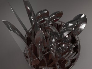 cutlery box 3D मॉडल