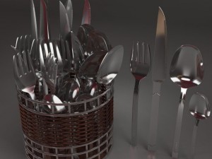 cutlery box 3D मॉडल