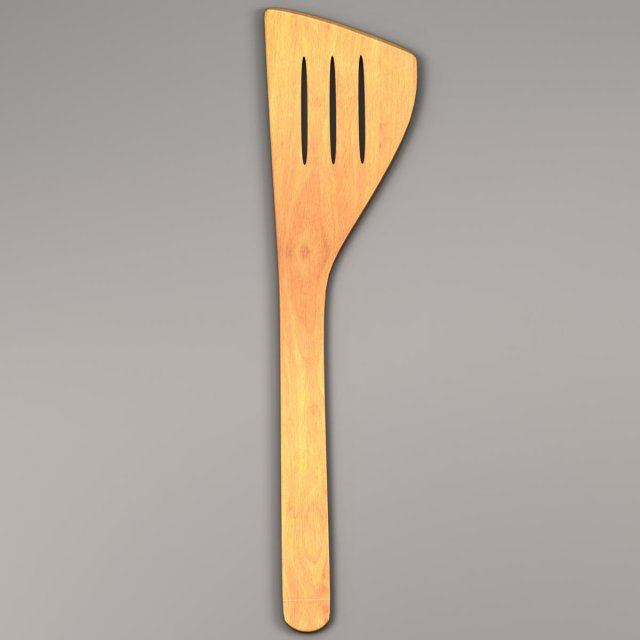 slotted spoon Modelo 3D .c4d .max .obj .3ds .fbx .stl .blend 