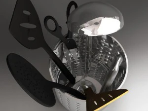 keukengerei set 3D Model