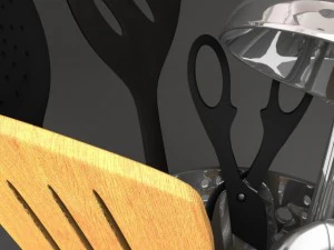 keukengerei set 3D Model