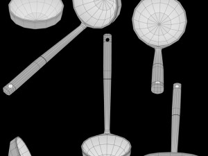 kitchen utensils kit Modelo 3D