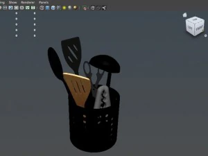 keukengerei set 3D Model