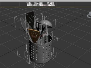 keukengerei set 3D Model