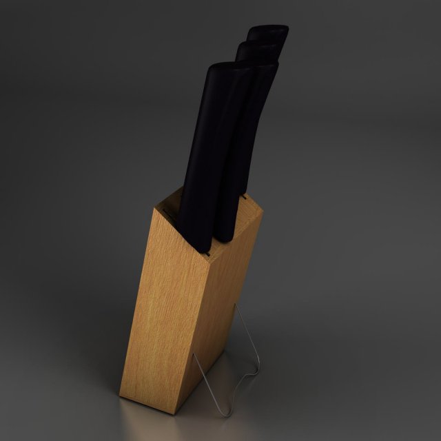 knives 3D-Modell .c4d .max .obj .3ds .fbx .stl .blend 