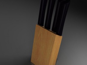 knives 3D-Modell