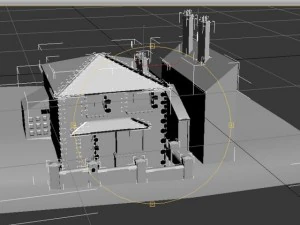 rural village 3D Model