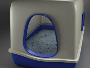 gato del ba&ntilde;o Modelo 3D