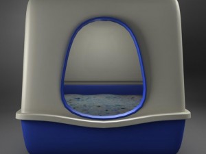 toilet cat Modello 3D