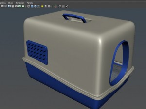 toilet cat Modello 3D