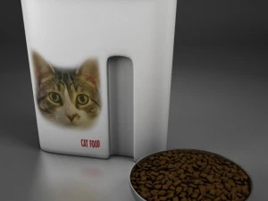 kattenvoer 3D Model