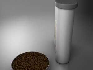 cat food Modelo 3D