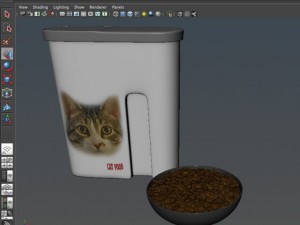 cat food Modelo 3D