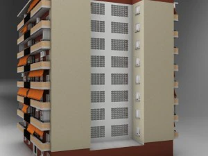 typical spanish building 3D Model