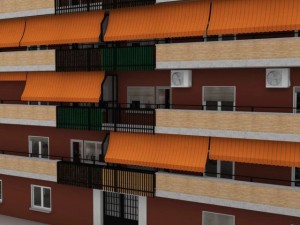 typical spanish building Modèle 3D