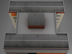typical spanish building Modèle 3D